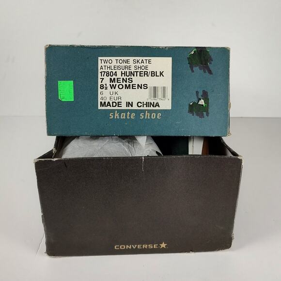 Rare VTG 90s Converse Two tone skater streetwear sneaker 17804 mens 7 main image 6